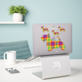 Pride Scottie Sticker (Laptop op bureau)