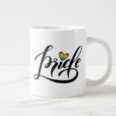 Pride Script Heart Grote Koffiekop (Rechts)