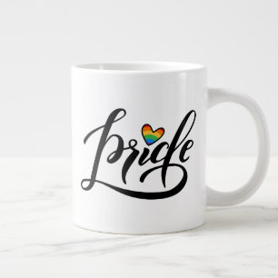 Pride Script Heart Grote Koffiekop