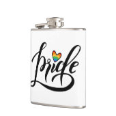 Pride Script Heart Heupfles (Links)