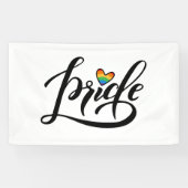 Pride Script Heart Spandoek (Horizontaal)