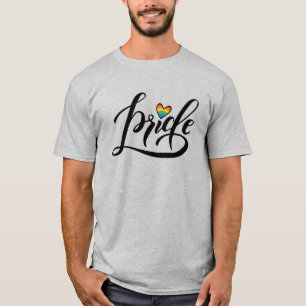 Pride Script Heart T-shirt