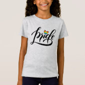 Pride Script Heart T-shirt (Voorkant)