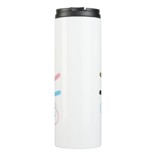 Pride & Shine LGBTQ+ Rainbow Happy Thermosbeker (Achterkant)