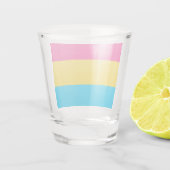 Pride Shot van Pansexualiteit Glas (Achterkant)