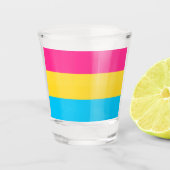 Pride Shot van Pansexualiteit Glas (Voorkant)