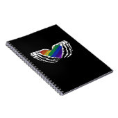 Pride - Skeleton Hands Holding Heart Classic Notitieboek (Rechterzijde)