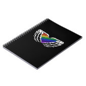Pride - Skeleton Hands Holding Heart Classic Notitieboek (Linkerzijde)
