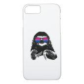 Pride Sloth Bisexual Flag Sunbribribril Case-Mate iPhone Case (Achterkant)