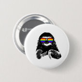Pride Sloth LGBTQ - zonnebribribril Ronde Button 5,7 Cm (Voorkant /achterkant)