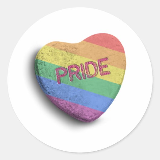 PRIDE SNOEP - png.nl Ronde Sticker (Voorkant)