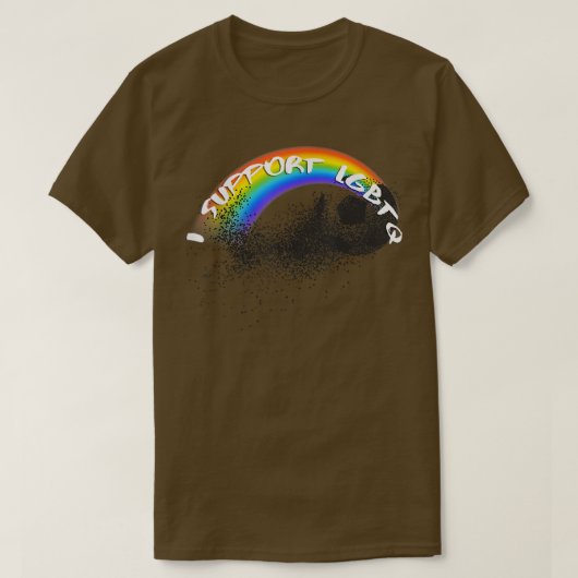 Pride Soccer - Ik steun LGBTQ Copy T-shirt (Design voorkant)