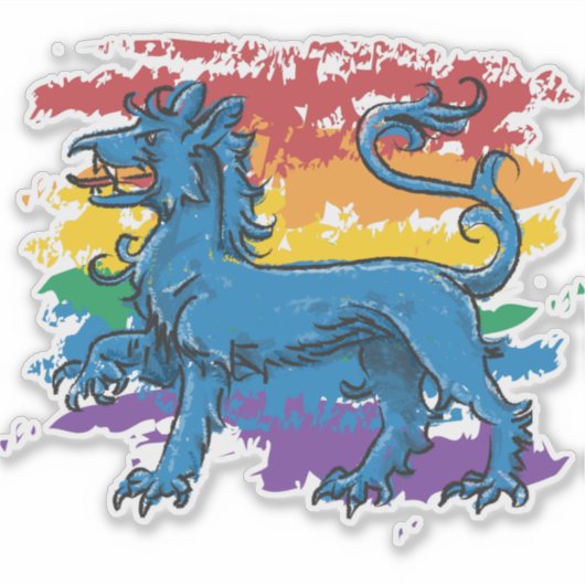 Pride Sparky Sticker (Voorkant)
