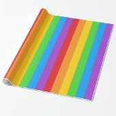 Pride Spectrum: Regenboogvlag Cadeaupapier (Uitgerold)