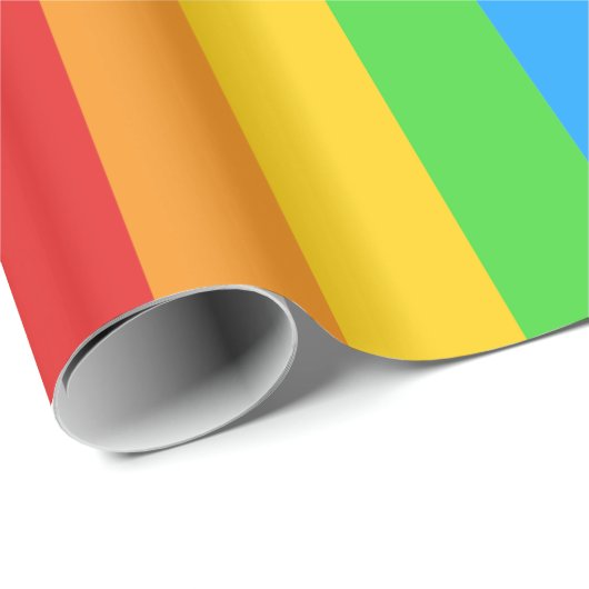 Pride Spectrum: Regenboogvlag Cadeaupapier (Rol Hoek)