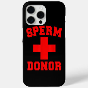 PRIDE SPERM DONOR DISPENSER FUNNY HALLOEEN COSTUM iPhone 15 PRO MAX HOESJE