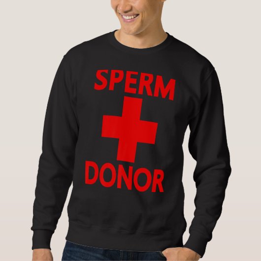 Pride Sperma Donor Dispenser Halloween Kostuum Man Trui (Voorkant)