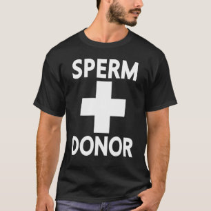Pride Spermadonor Dispenser Halloween Kostuum Here T-shirt