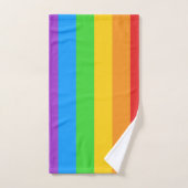 Pride Splash: Regenboogvlag Bad Handdoek (Handdoek)
