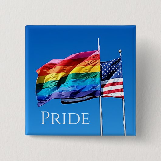 'Pride' Square Button (Voorkant)