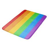 Pride Stap: Regenboogvlag Badmat (Gekanteld)