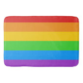 Pride Stap: Regenboogvlag Badmat (Voorkant)