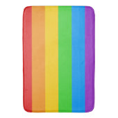 Pride Stap: Regenboogvlag Badmat (Voorkant Verticaal)