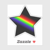 Pride Ster Sticker (Vel)