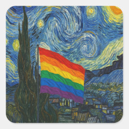 Pride Sterrennacht Sticker