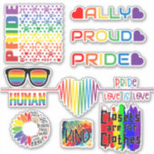 Pride Sticker set (Voorkant)