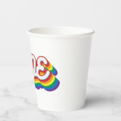 Pride | Stijl 70 Papieren Bekers (Achterkant)