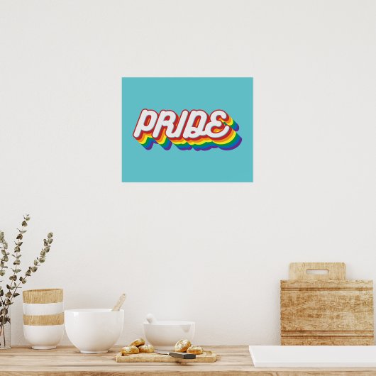 Pride | Stijl 70 Poster (Keuken)
