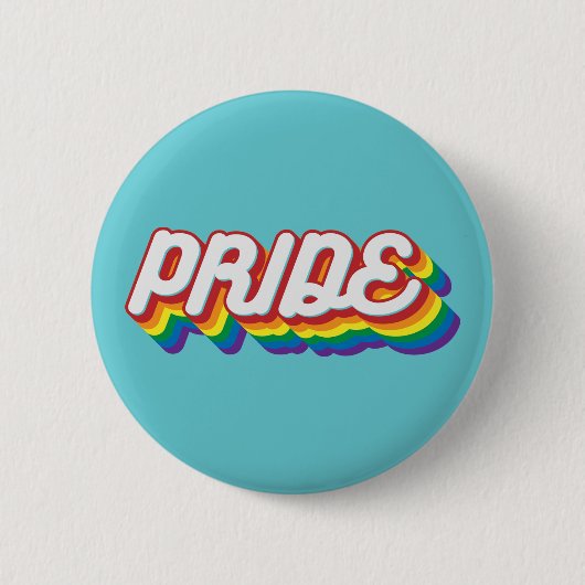 Pride | Stijl 70 Ronde Button 5,7 Cm (Voorkant)