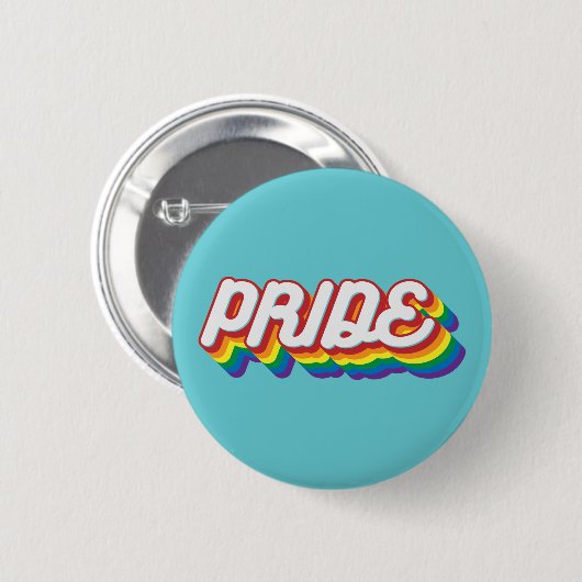 Pride | Stijl 70 Ronde Button 5,7 Cm (Voorkant /achterkant)