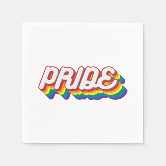 Pride | Stijl 70 Servet (Voorkant)