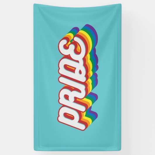 Pride | Stijl 70 Spandoek (Verticaal)