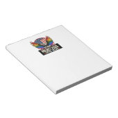 Pride - Stop Project 2025 - Stem Blauw Notitieblok (Schuin)