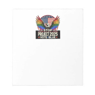 Pride - Stop Project 2025 - Stem Blauw Notitieblok