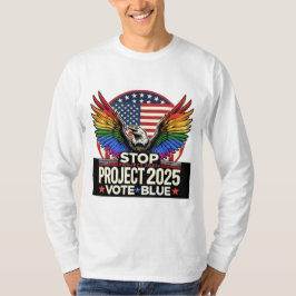 Pride - Stop Project 2025 - Stem Blauw T-shirt