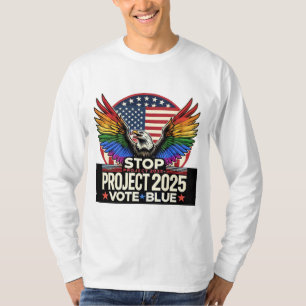 Pride - Stop Project 2025 - Stem Blauw T-shirt