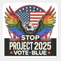 Pride - Stop Project 2025 - Stem Blauw