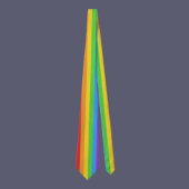 Pride Stripes: Verticale regenboogvlag Stropdas