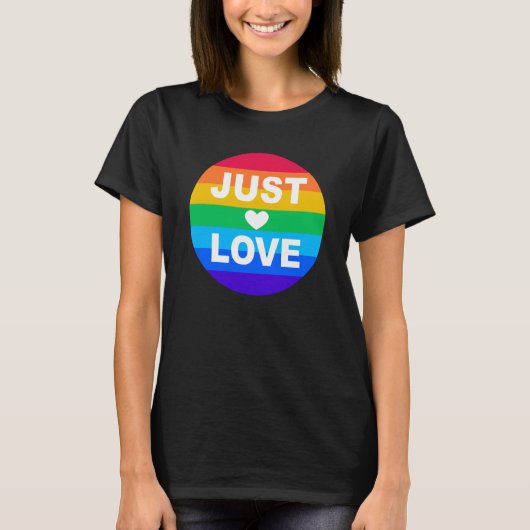 Pride Stuff met regenboogliefde 11 T-shirt (Voorkant)