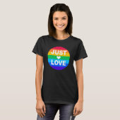 Pride Stuff met regenboogliefde 11 T-shirt (Voorkant volledig)