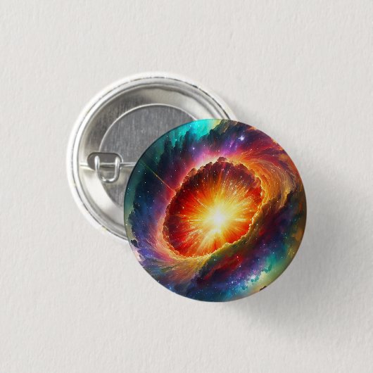 Pride Supernova - Ronde Button 3,2 Cm (Voorkant /achterkant)