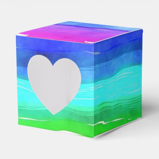 Pride-symboolvlag die discriminerend oprechtheid g bedankdoosjes (Voorkant Zijde)