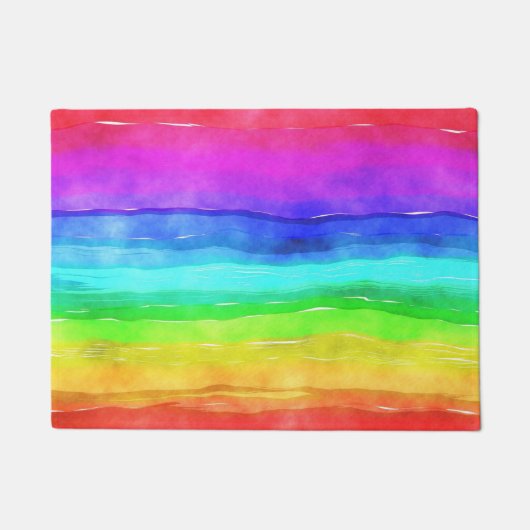 Pride-symboolvlag die discriminerend oprechtheid g deurmat (Voorkant)