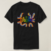 PRIDE T-shirt – Rainbow Bold Front, Out Loud Heali (Design voorkant)