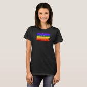 Pride T-shirt _regenboogspat In het moment (Voorkant volledig)