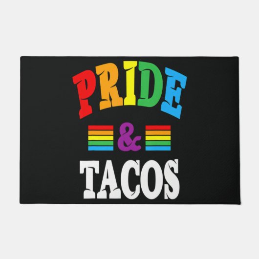 Pride Tacos Lgbt Deurmat (Voorkant)